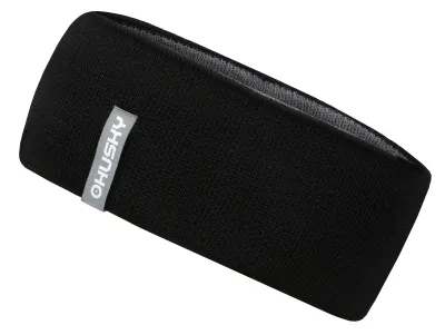 Husky Pánská merino čelenka Merband 1 černá Velikost: L/XL 8592287155327