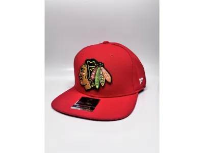 Pánská kšiltovka Chicago Blackhawks NHL A/CAP Structured Mid Crown Adjustable Square Visor Snapback