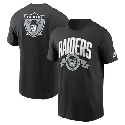 Pánská tričko Las Vegas Raiders NFL Nike Rewind Front and Back Hit Essential Cotton Tee Velikost: L