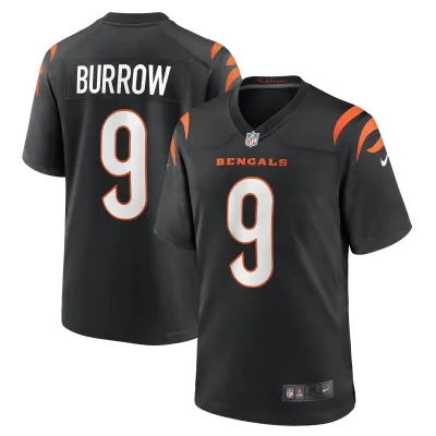 Pánský dres Joe Burrow #9 Cincinnati Bengals NFL Nike Game Home Jersey černá II Velikost: M