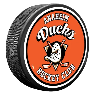 Puk Anaheim Ducks NHL Retro Script