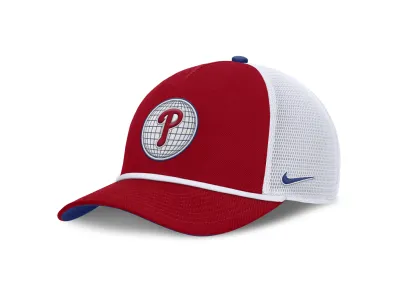Pánská kšiltovka Philadelphia Phillies MLB Primetime Dri-Fit Rise Structured 5 Panel Trucker Cap červená Velikost: S/M