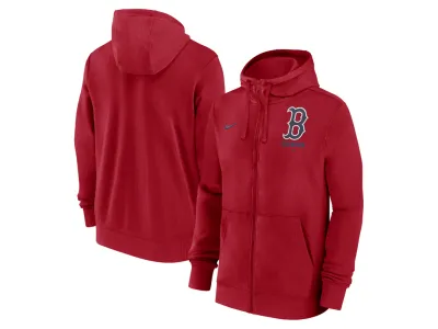 Pánská mikina Boston Red Sox MLB Cotton Full-Zip Fleece Hoodie Velikost: XL