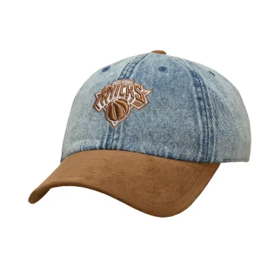 Pánská kšiltovka New York Knicks NBA Den Suede Strapback