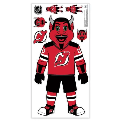 Nálepka na zeď New Jersey Devils NHL sitionable Mascot