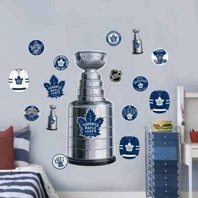 Nálepka na zeď Toronto Maple Leafs NHL sitionable STANLEY CUP