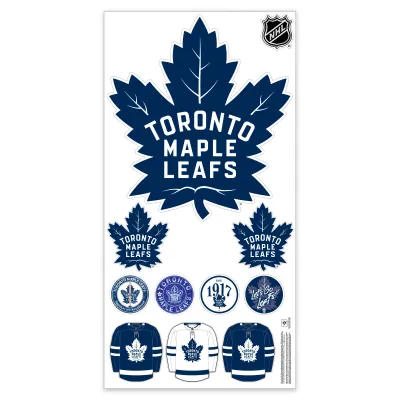 Nálepka na zeď Toronto Maple Leafs NHL sitionable Team Logos