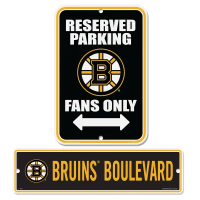 Sada cedulí Boston Bruins NHL Parking & Street