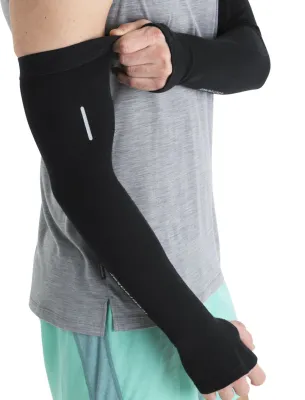 Merino návleky ICEBREAKER Merino 200 ZoneKnit™ Arm Sleeves, Black velikost: SM