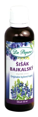 Dr. Popov Šišák bajkalský, 50 ml, originální bylinné kapky