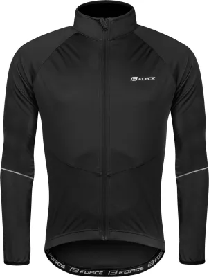 bunda FORCE ARROW softshell, černá Velikost: XS