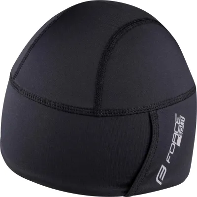 čepice pod přilbu FORCE SPLIT zateplená, černá Velikost: zateplená,černá L-XL