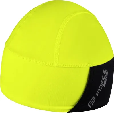 čepice pod přilbu FORCE SPLIT zateplená, fluo Velikost: S-M