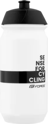 láhev FORCE FINE 0,5 l, bílo-černá