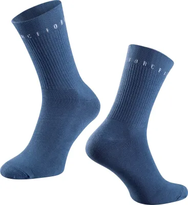 ponožky FORCE SNAP, modré Velikost: S-M/36-41