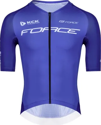 dres FORCE SCRIPT TEAM kr. rukáv, modrý Velikost: M