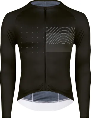 dres FORCE SWAY dl. rukáv, černý Velikost: 3XL