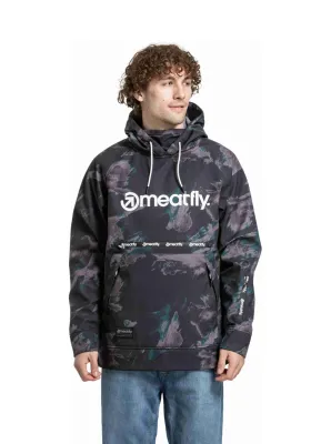 Meatfly pánská softshell bunda Jax Mossy Botanical | Černá | Velikost S