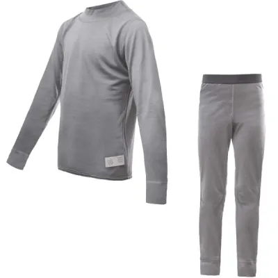 Sensor MERINO ACTIVE SET Dětský funkční set, šedá, velikost 140