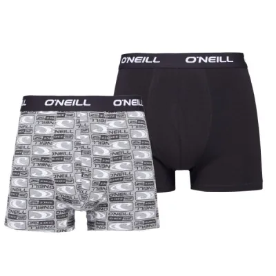O'Neill MEN BOXER GRAPHIC 2-PACK Pánské boxerky, černá, velikost M