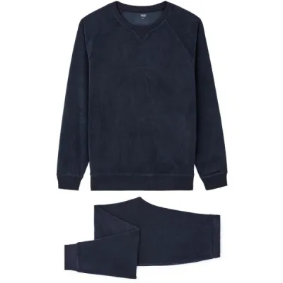 CELIO XJIPYVEL Pánské pyžamo, tmavě modrá, velikost L