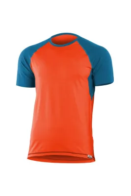 Lasting OTO 2151 oranžové pánské merino triko Velikost: M