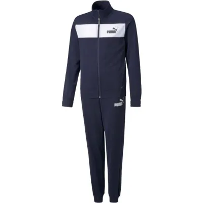Puma POLY SUIT CL B Dětská tepláková souprava, tmavě modrá, velikost 164