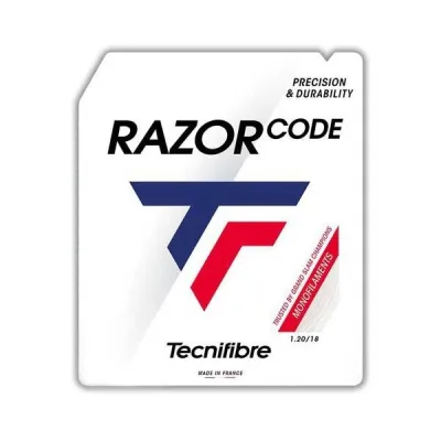 TECNIFIBRE RAZOR CODE 1.30 MM Tenisový výplet, černá, velikost UNI