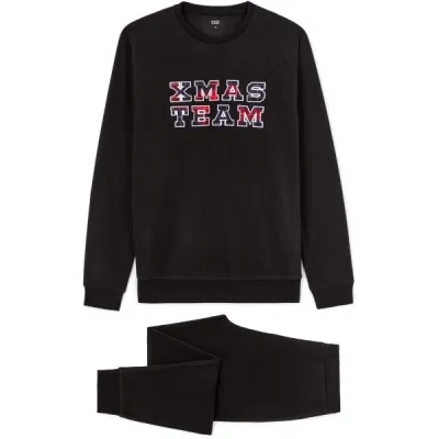 CELIO XJIPYTEAM Pánské pyžamo, černá, velikost XL