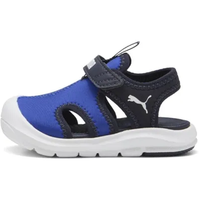Puma FUN RACER SANDAL V INF Dětské sandály, tmavě modrá, velikost 22