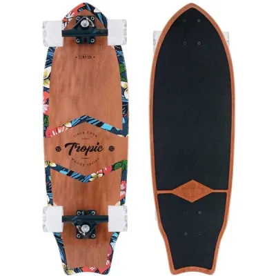 Tempish TROPIC T Carving longboard, černá, velikost UNI