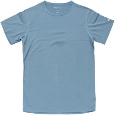Devold BREEZE PLUS MERINO 200 Pánské merino tričko, modrá, velikost XL
