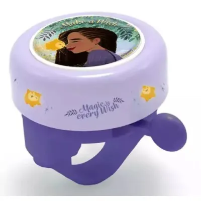 Disney WISH Zvonek na kolo, fialová, velikost UNI
