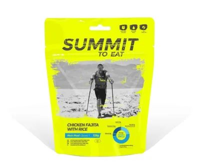 Summit to eat Kuře Fajita s rýží viz obrázek Dehydrovaná strava