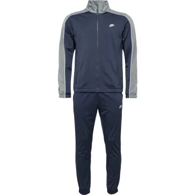 Nike M CLUB TRACK SUIT Pánská tepláková souprava, tmavě modrá, velikost XL