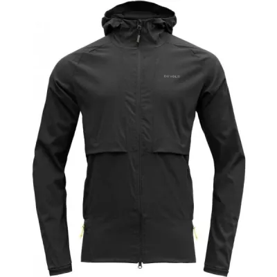 Devold RUNNING MERINO Pánská merino běžecká bunda, černá, velikost L
