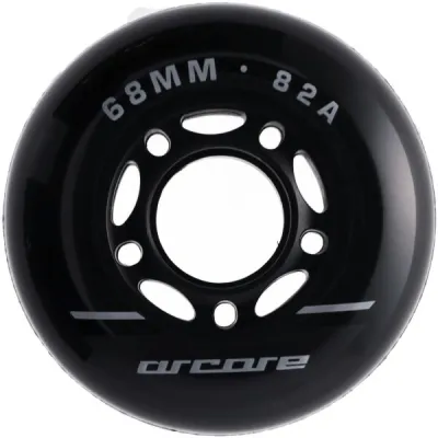Arcore INLINE WHEELS 4PACK 68-82A Inline kolečka, černá, velikost UNI