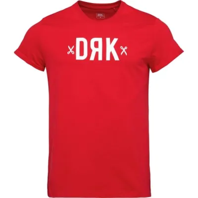 DRK BASIC Pánské tričko, červená, velikost L