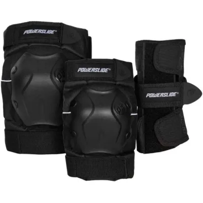 Powerslide CHRÁNIČE POWERSLIDE STANDARD MEN BLACK (SADA) Pánská ochranná sada, , velikost S