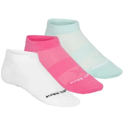 KARI TRAA TAFIS SOCK 3PK Dámské nízké ponožky, bílá, velikost 39-41