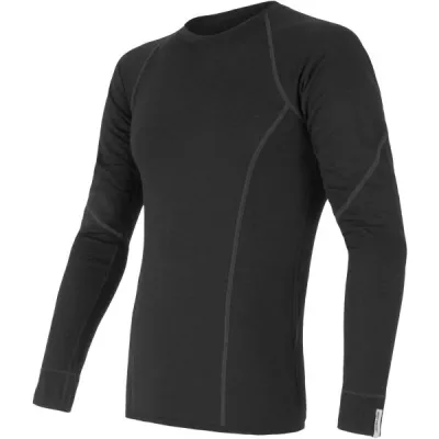 Sensor MERINO ACTIVE Pánské termoprádlo, černá, velikost XXL