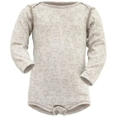Devold DUO ACTIVE BABY Dětské body, bílá, velikost 98