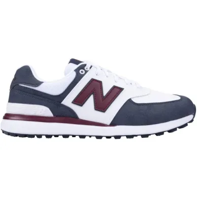 New Balance 574 GREENS V2 Pánská golfová obuv, bílá, velikost 42