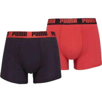 Puma MEN EVERYDAY BASIC BOXER 2P Pánské boxerky, černá, velikost M