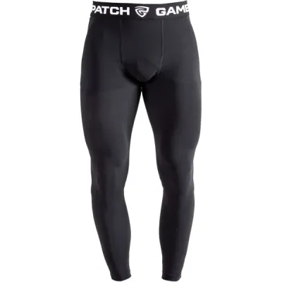 GAMEPATCH COMPRESSION PANTS Kompresní unisex legíny, černá, velikost XXL