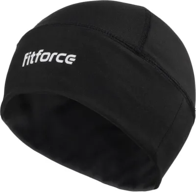 Fitforce COLLE Běžecká čepice, černá, velikost L/XL