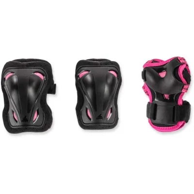 Rollerblade SKATE GEAR JUNIOR 3 PACK Sada inline dětských chráničů, černá, velikost 2XS