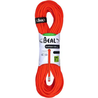 BEAL KARMA 9,8 MM 80 M Lano, oranžová, velikost 80