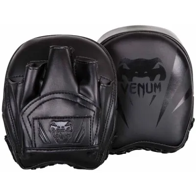 Venum ELITE MINI FOCUS MITTS Lapy, černá, velikost OS