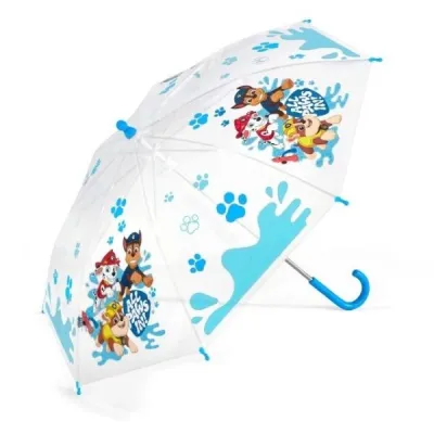 PAW PATROL SPLASH Dětský deštník, transparentní, velikost UNI